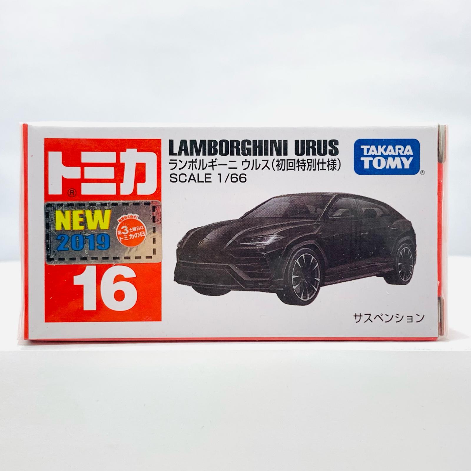 【中古】 トミカ おもちゃ・玩具 ランボルギーニ ウルス トミカNo.16 初回特別仕様(ブラック)【飾磨店】のサムネイル
