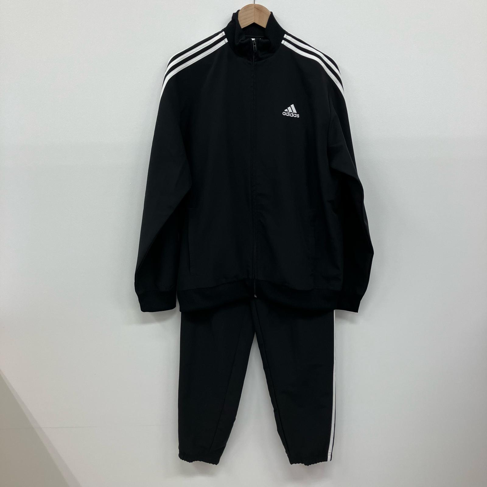 【中古】adidas | アディダス セットアップ ブラック サイズ:XL【イオン広店】