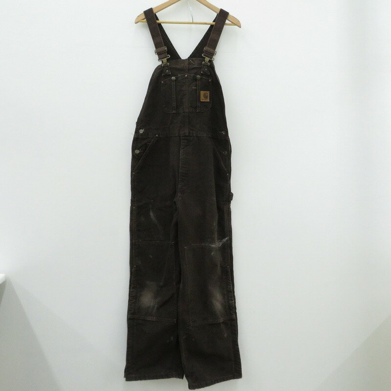 【中古】Carhartt | カーハート オーバーオール サイズ:34×30 ブラウン【瀬戸大橋店】