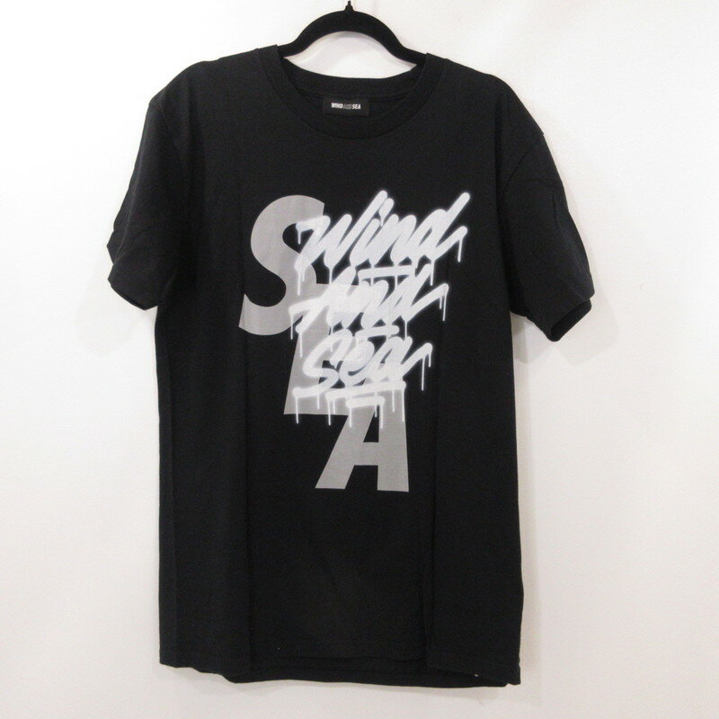 【中古】WIND AND SEA | ウィンダンシーウインダンシー IT’S A LIVING WDS (S_E_A) TEE 半袖Tシャツ ブラック サイズ:不明【姫路東店】