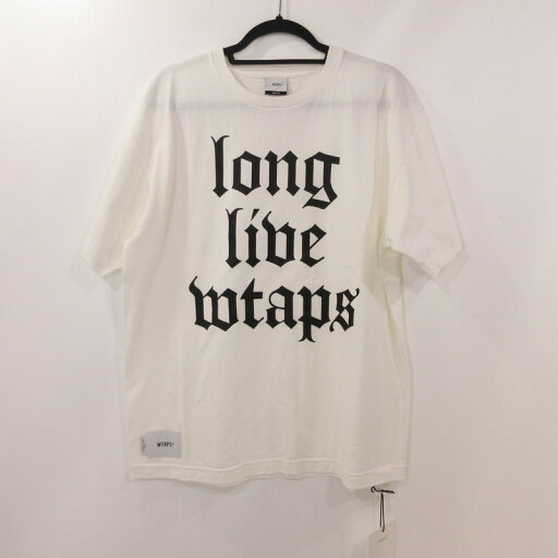 【中古】W)TAPS | ダブルタップス LLW/SS/COTTON 半袖Tシャツ 221ATDT-STM08S ホワイト サイズ:2【姫路東店】 【中古】W)TAPS | ダブルタップス LLW/SS/COTTON 半袖Tシャツ 221ATDT-STM08S ホワイト サイズ:2【姫路東店】