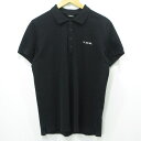 【中古】DIESEL | ディーゼル T-HEAL BROKEN-ST POLO SHIRT ロゴ刺繍半袖ポロシャツ 00SPT0 0MXZA ブラック サイズ:L【三重本店】