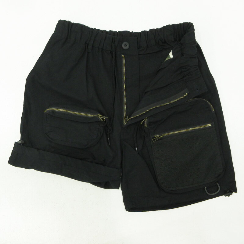 【中古】 B.BALLSY ｜ ボールジーブラザーズ マルチポケットショートパンツ AZR-BL-0001-038 ブラック サイズ：F【三重本店】