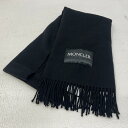 【中古】MONCLER | モンクレール SCIARPA マフラー 3C70200 ブラック【加古川店】