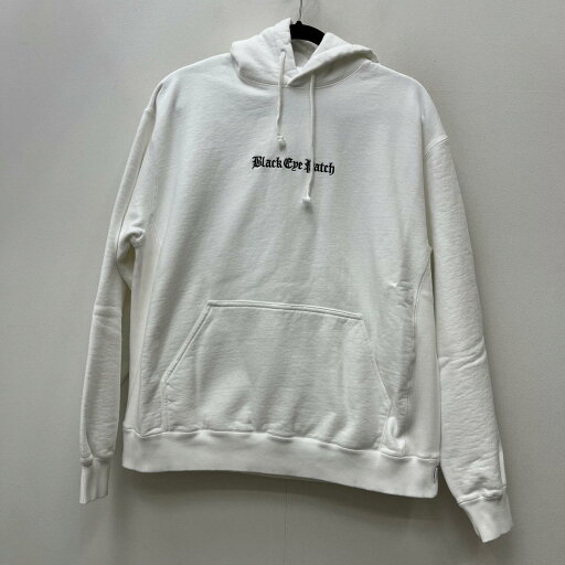 【中古】BlackEyePatch | ブラックアイパッチ English LOGO パーカー ホワイト サイズ:L【加古川店】 【中古】BlackEyePatch | ブラックアイパッチ English LOGO パーカー ホワイト サイズ:L【加古川店】