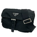 【中古】PRADA | プラダ テスート ショルダーバッグ BT0521 ブラック【尾張小牧店】
