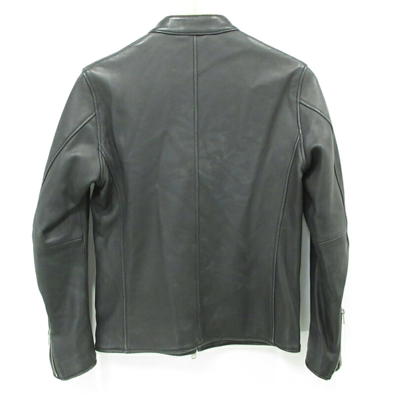 【中古】JOURNAL STANDARD | ジャーナルスタンダード シープレザーシングルライダースジャケット 17-011-600-8240-3-0 ブラック サイズ：S【三重本店】