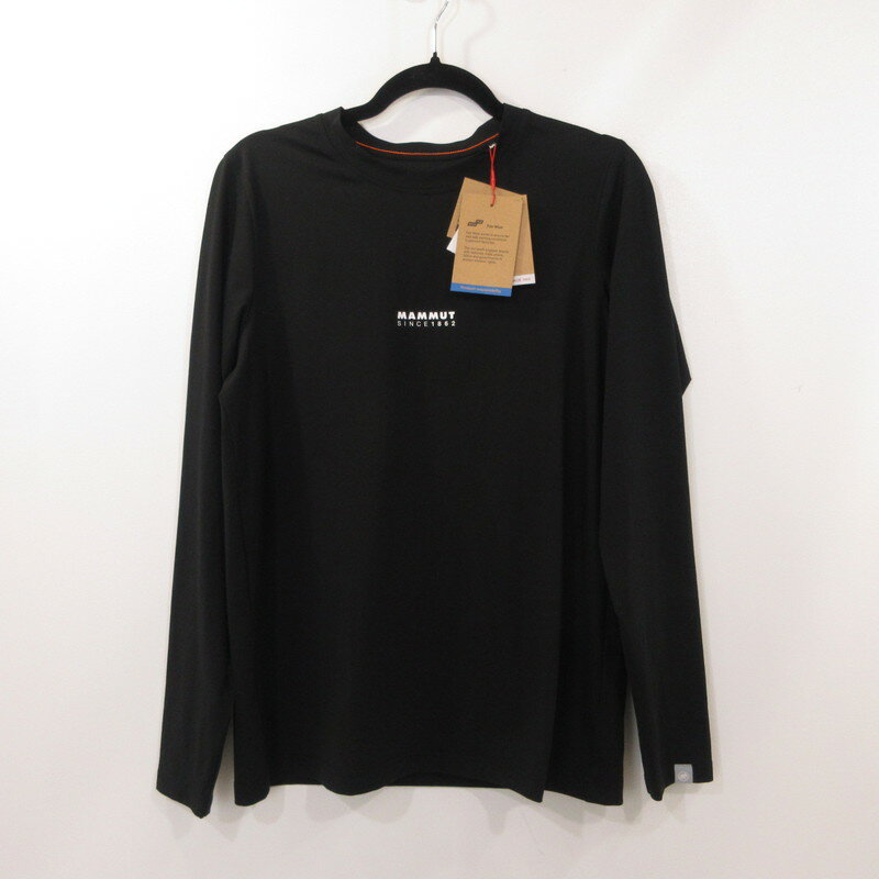 【中古】Mammut | マムート QD Logo Print LONGSLEEVE T-SHIRTS 長袖Tシャツ 1016-01030 ブラック サイズ:M【姫路東店】