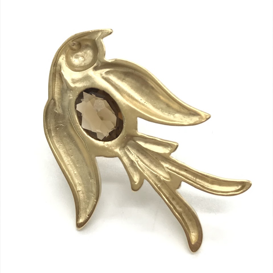 【中古】Maison Margiela | メゾンマルジェラ ヴィンテージバードモチーフ ピアス SM1VG0027 ゴールド【倉吉店】