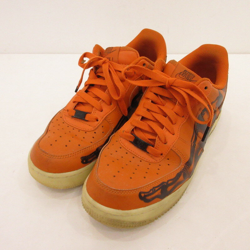 【中古】NIKE | ナイキ Air Force 1 Low 'Orange Skelton' スニーカー CU8067-800 オレンジ 26.5cm【姫路東店】