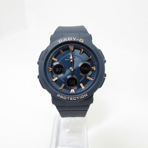 【中古】Baby-G | ベイビージー 腕時計 アナデジ電波ソーラー BGA-2510-2AJF ネイビー【瀬戸大橋店】 【中古】Baby-G | ベイビージー 腕時計 アナデジ電波ソーラー BGA-2510-2AJF ネイビー【瀬戸大橋店】