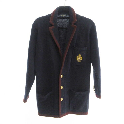 【中古】RALPH LAUREN | ラルフローレン 金ボタンニットブレザー テーラードジャケット C-TK6427 インパクト21 ネイビー サイズ:M【姫路東店】 【中古】RALPH LAUREN | ラルフローレン 金ボタンニットブレザー テーラードジャケット C-TK6427 インパクト21 ネイビー サイズ:M【姫路東店】