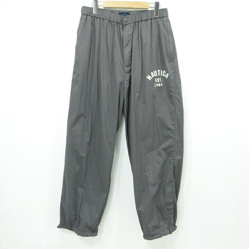 【中古】NAUTICA | ノーティカ Light weight Nylon Track Pants ナイロントラックパンツ 241-1445 グレー サイズ:M【三重本店】