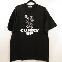 【中古】CURRY UP | カリーアップカレーアップ CURRY UP T-SHIRT? 半袖Tシャツ ブラック サイズ:XL【姫路東店】