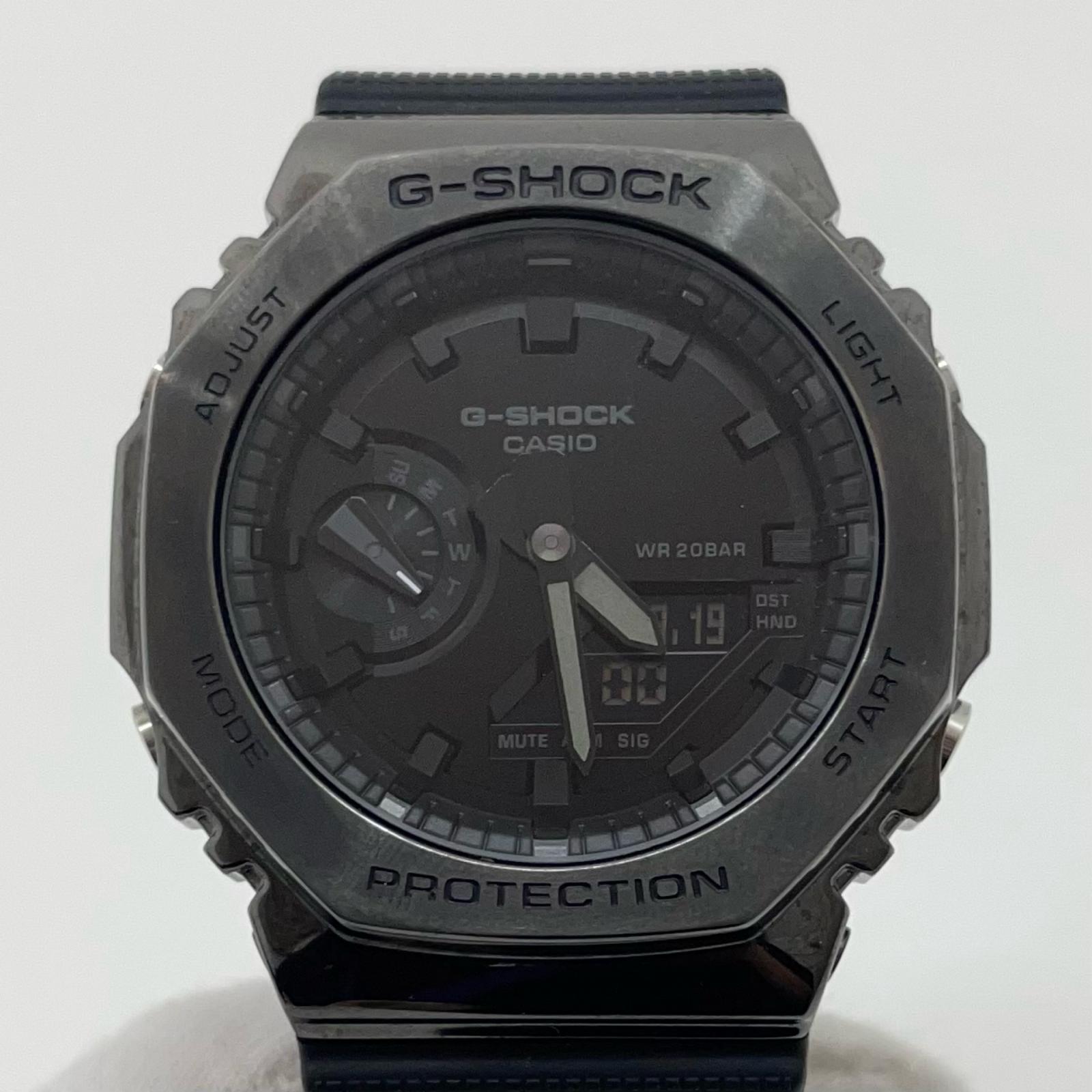 【中古】CASIO｜カシオ G-SHOCK　ジーショック METAL CASE　腕時計 ブラック【尾張小牧店】