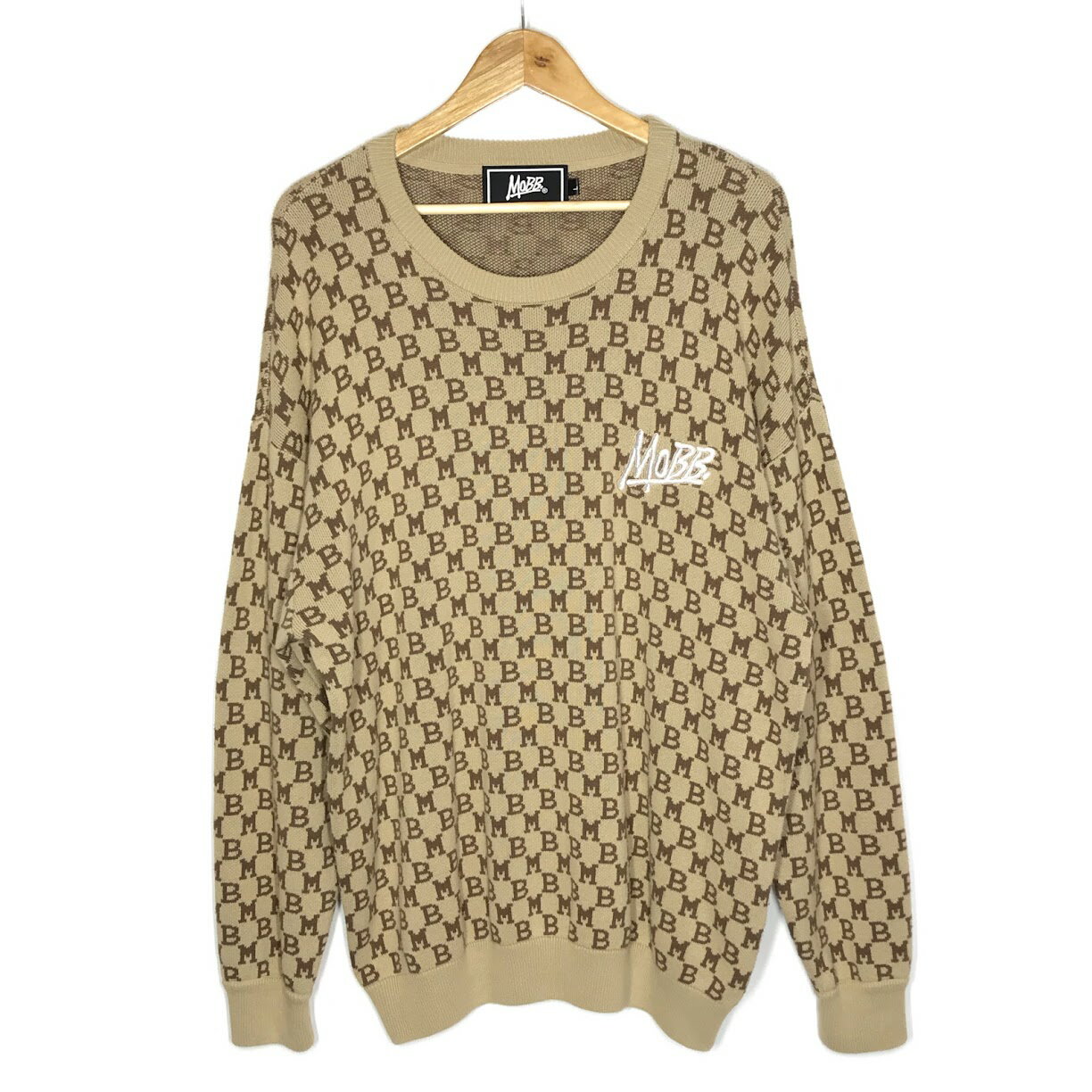 MOBBトップス MOBB(モブ) / HEART DRIP WAPPEN HOODIE/パーカー/XL/コットン