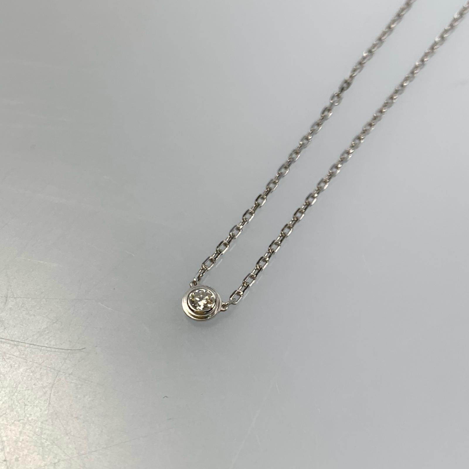 【中古】CARTIER | カルティエ ダムールネックレス スモール ネックレス B7215900 サイズ:42/45CM【姫..