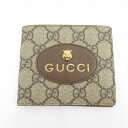 【中古】GUCCI | グッチ GGスプリーム ネオヴィンテージ 札入れ 財布 473954 2091 ベージュ【瀬戸大橋店】(4)
