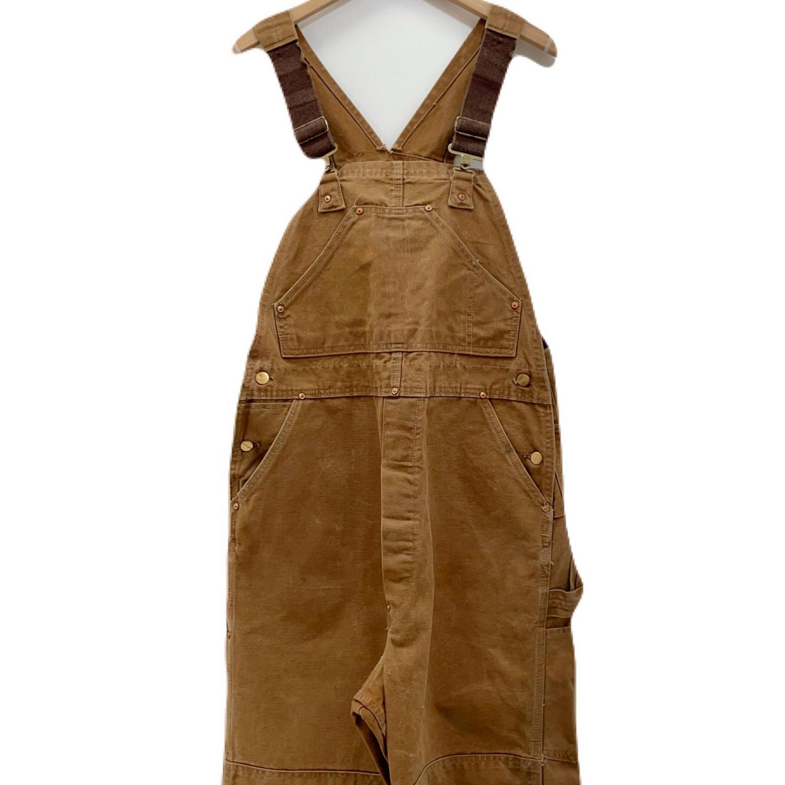 【中古】Carhartt | カーハート 70s-80s　ヴィンテージ　オーバーオール ブラウン【尾張小牧店】