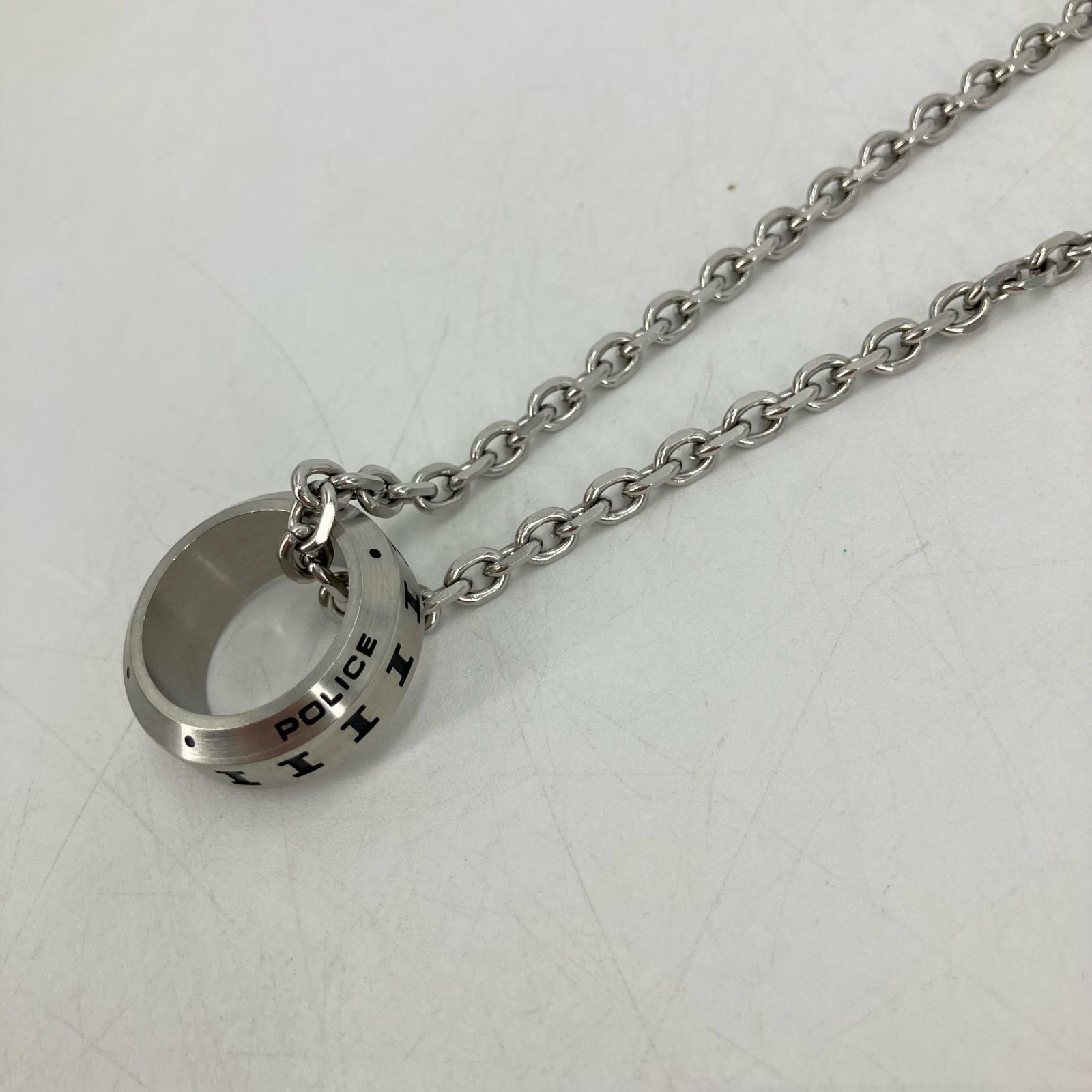 【中古】POLICE | ポリス DIGTAL ネックレス シルバー【イオン広店】(4)