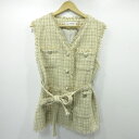 【中古】Lily Brown | リリーブラウン バリエーションオーバーサイズジレ ベスト LWFV244080 ベージュ サイズ:ワンサイズ【三重本店】