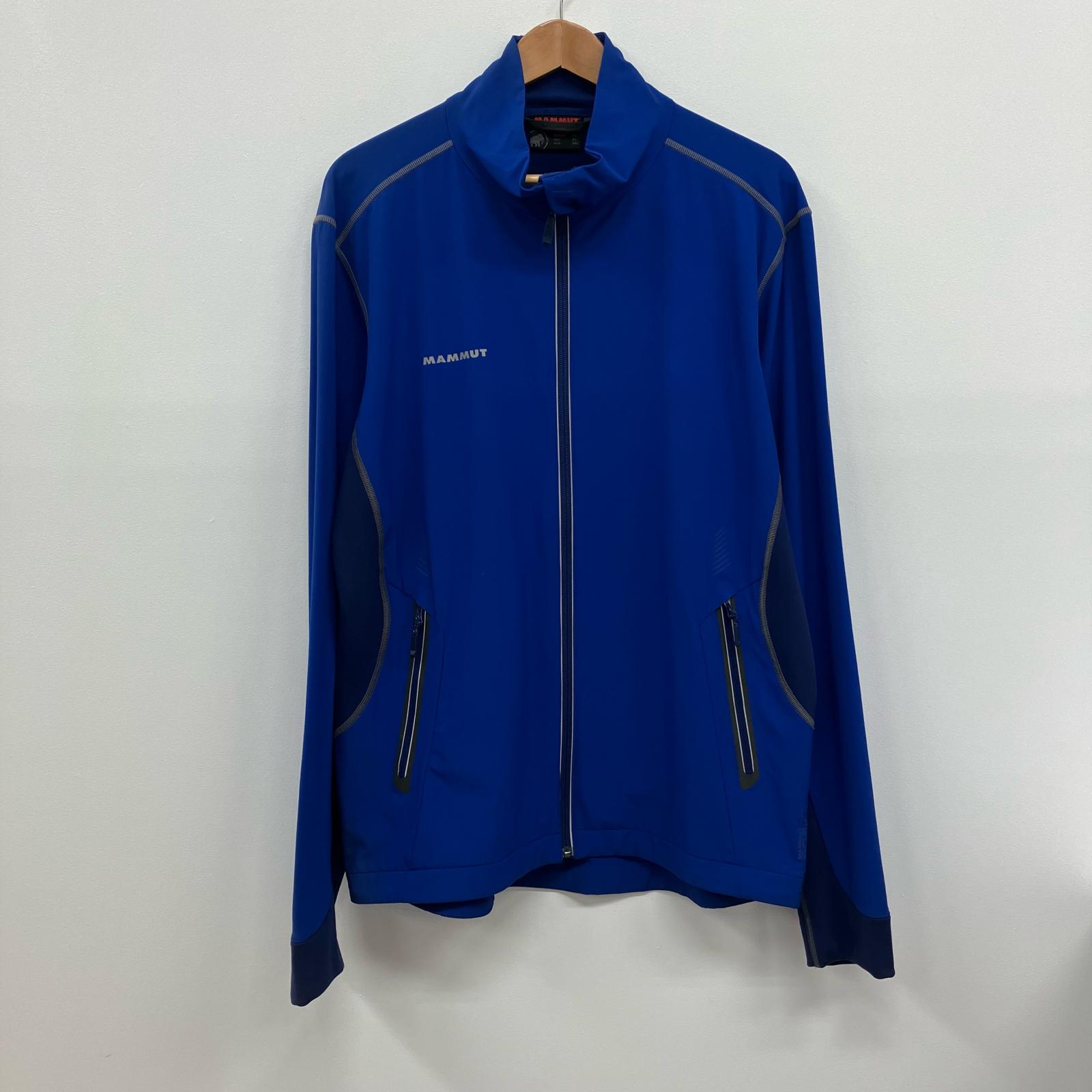 【中古】Mammut | マムート ソフトシェルジャケット ブルゾン 1010-10240 ブルー サイズ：XL【イオン広店】