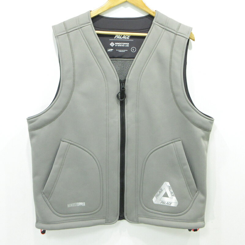 【中古】PALACE SKATEBOARDS | パレススケートボード GORE TEX WINDSTOPPER VEST ゴアテックス ロゴプ..
