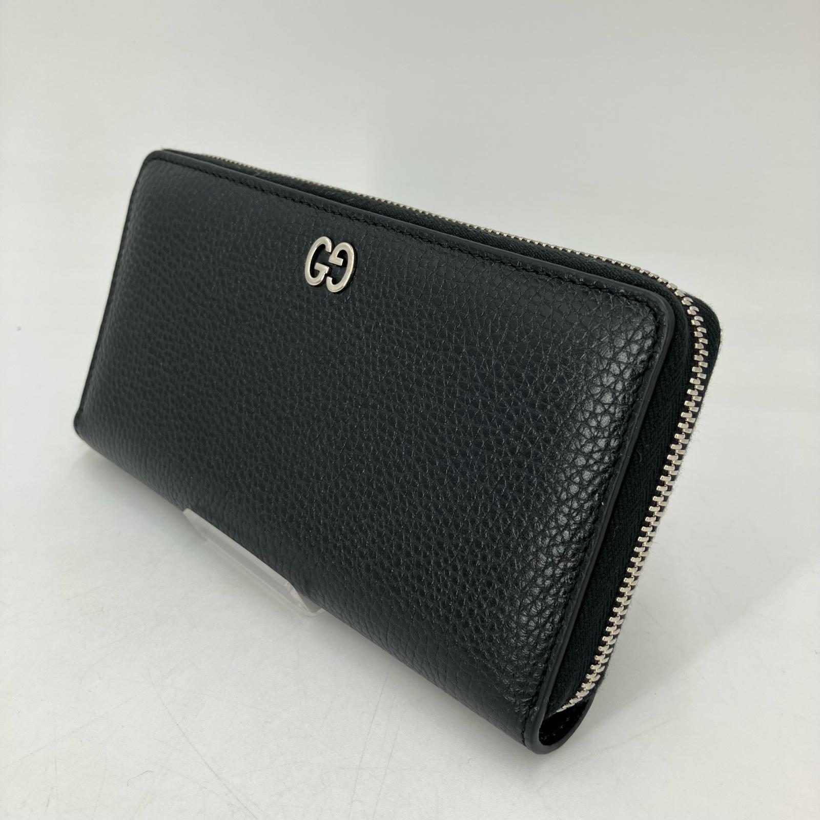 【中古】GUCCI | グッチ ドリアン 長財布 473928 ブラック【イオン広店】