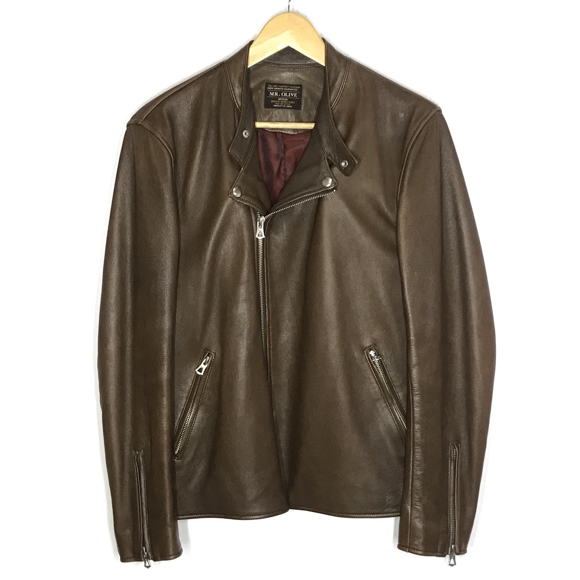 OLIVE ホームオリーブ レザージャケット 羊皮 HOMEOLIVE ホームオリーブ レザージャケット 羊皮 【公式通販】