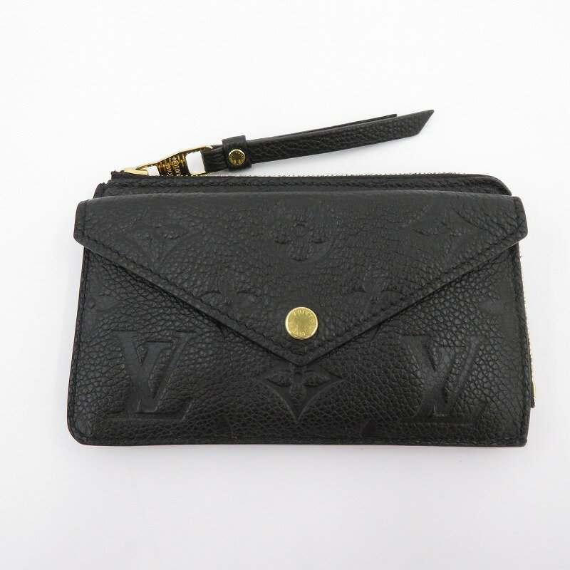 【中古】LOUIS VUITTON | ルイ・ヴィトン モノグラム アンプラント カードケース ポルト カルト・レクト ヴェルソ M69421 ブラック【瀬戸大橋店】