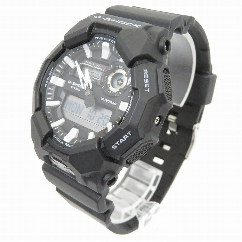 【中古】G-SHOCK | ジーショック 腕時計 アナデジクオーツ GA-010-1AJF ブラック【瀬戸大橋店】