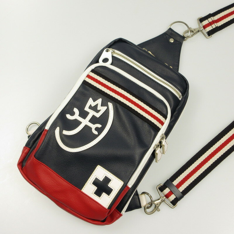 【中古】CASTEL BAJAC | カステルバジャック パンセ ボディバッグ ネイビー【姫路東店】