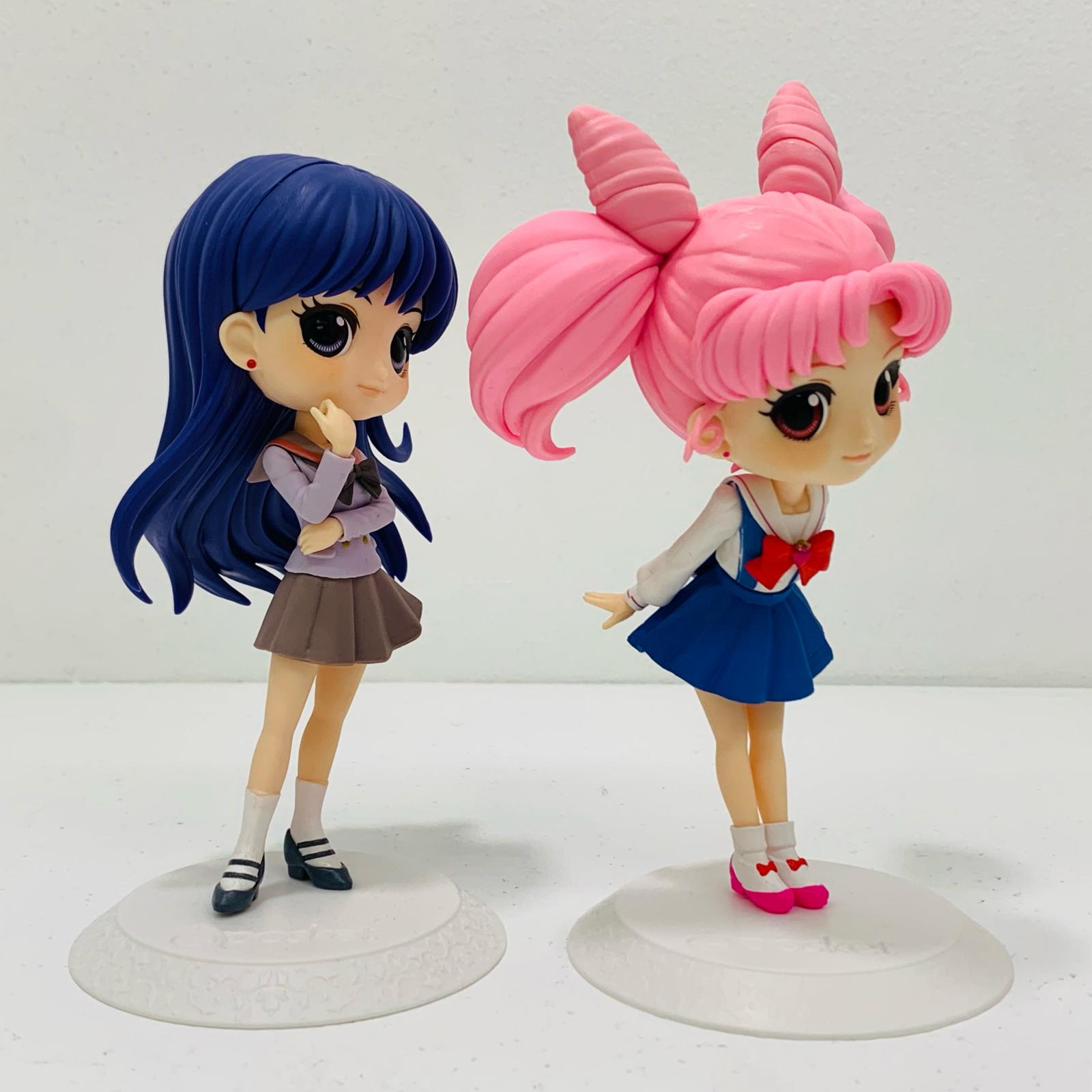 【中古】 Qposket 火野レイ＆ちびうさ 2体セット