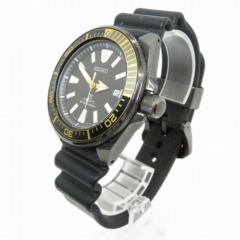 【中古】SEIKO | セイコー PROSPEX Diver's 200M Samurai 腕時計 アナログ自動巻き SRPB55K1 ブラック【瀬戸大橋店】
