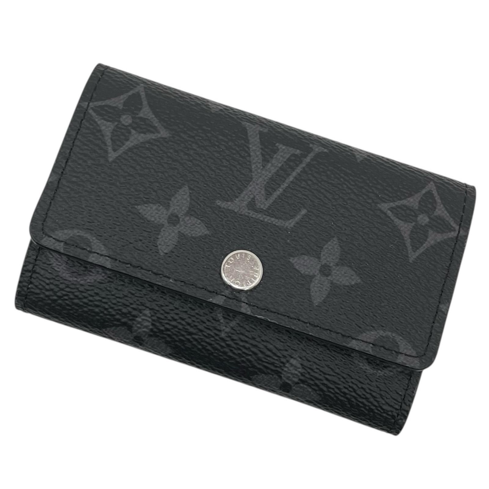 【中古】LOUIS VUITTON | ルイ・ヴィトン ミュルティクレ 6 モノグラム エクリプス 6連キーケース M82603 ブラック【尾張小牧店】
