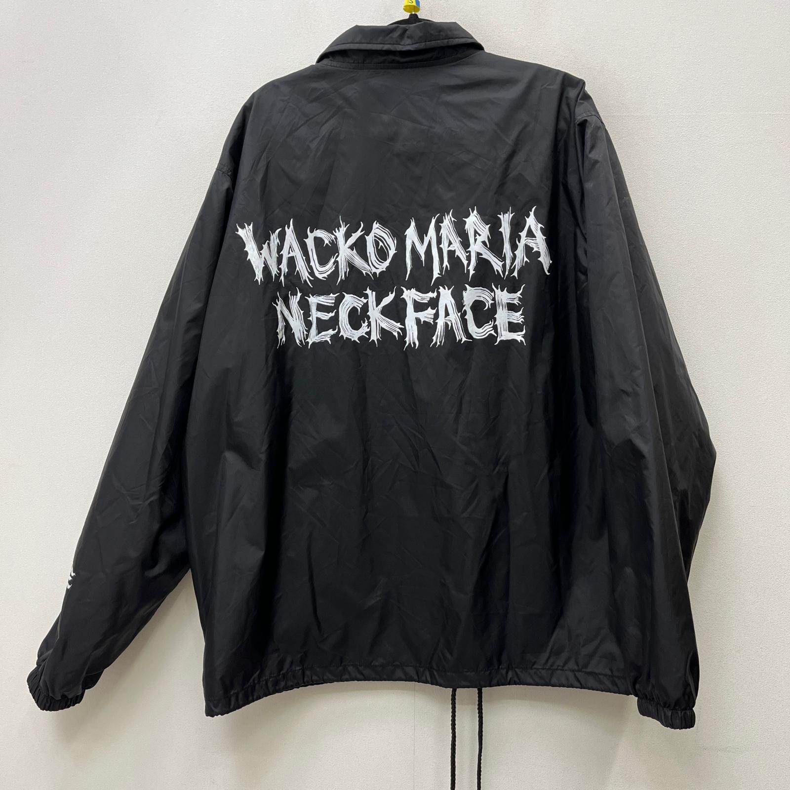 【中古】WACKOMARIA | ワコマリア NECK FACE COACH JACKET その他アウター NECKFACE-WM-BL19 ブラック サイズ：L【加古川店】