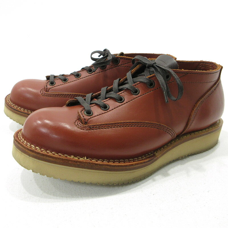【中古】VIBERG | ヴァイバー Lace to Toe Oxford レザーシューズ 245 ブラウン サイズ：7・1/2【三重本店】