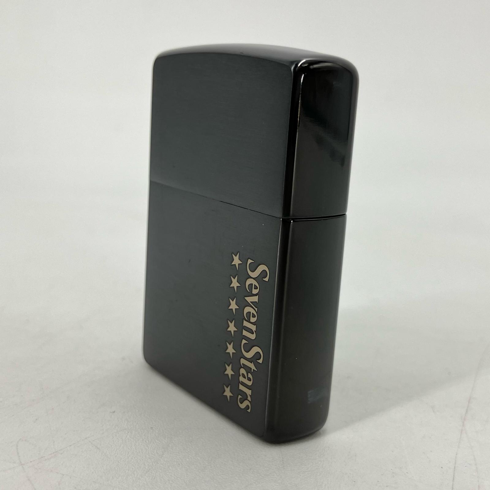【中古】ZIPPO | ジッポ seven stars ライター ブラック【イオン広店】