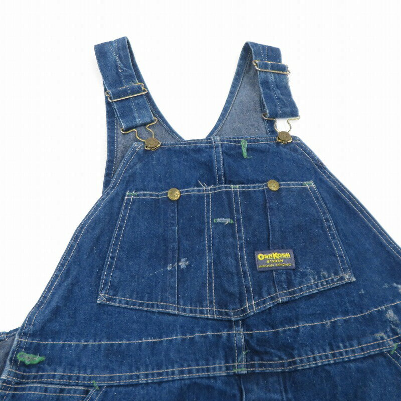 【中古】OSHKOSH | オシュコシュ USA製 オーバーオール - ネイビー サイズ：不明【瀬戸大橋店】