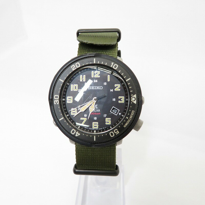 【中古】SEIKO | セイコー PROSPEX/17AW 別注 700本限定 腕時計 アナログソーラー SBDJ033 カーキ【瀬..