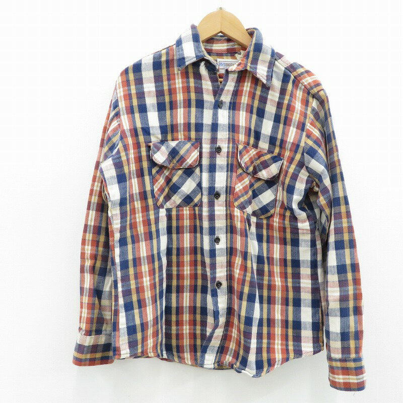 【中古】FIVE BROTHER | ファイブブラザー 四角タグ/ネルシャツ 長袖シャツ マルチ サイズ：M【瀬戸大橋店】