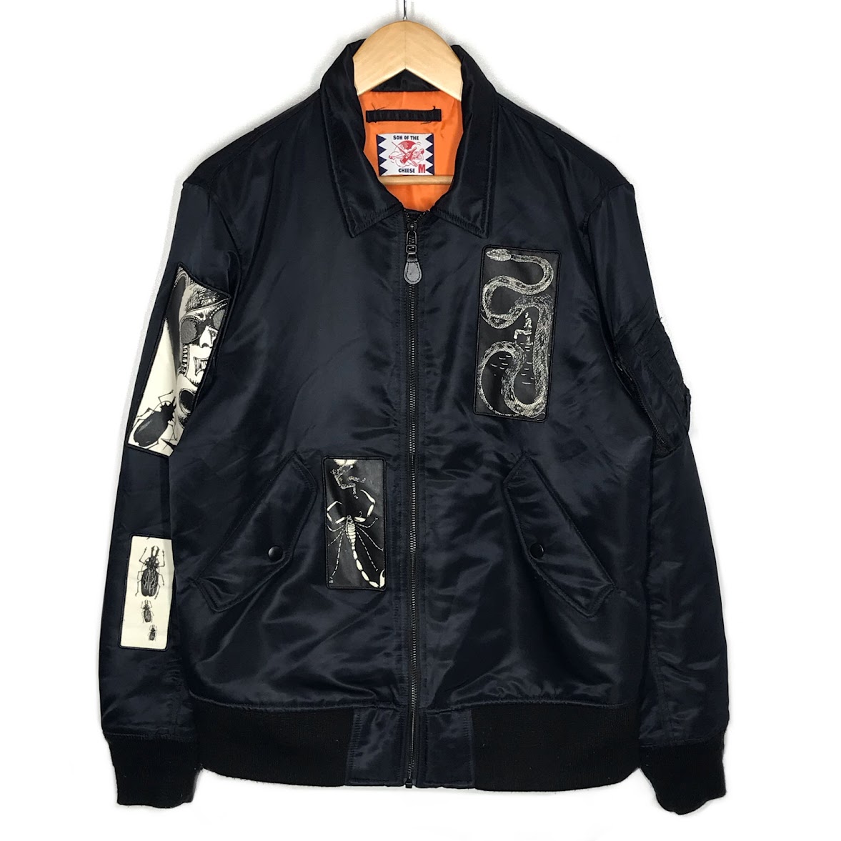 【中古】SON OF THE CHEESE | サノバチーズ FACE MA-1 ブルゾン ミリタリージャケット SC1820-JK04 ブ..