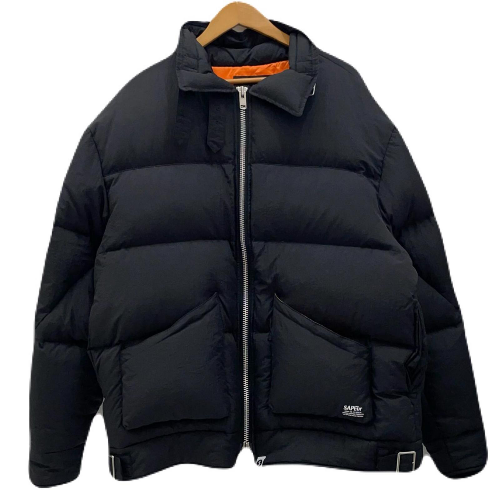 【中古】SAPEur | サプール B-3 Type Down Jacket ダウンジャケット ブラック サイズ：XL【尾張小牧店】