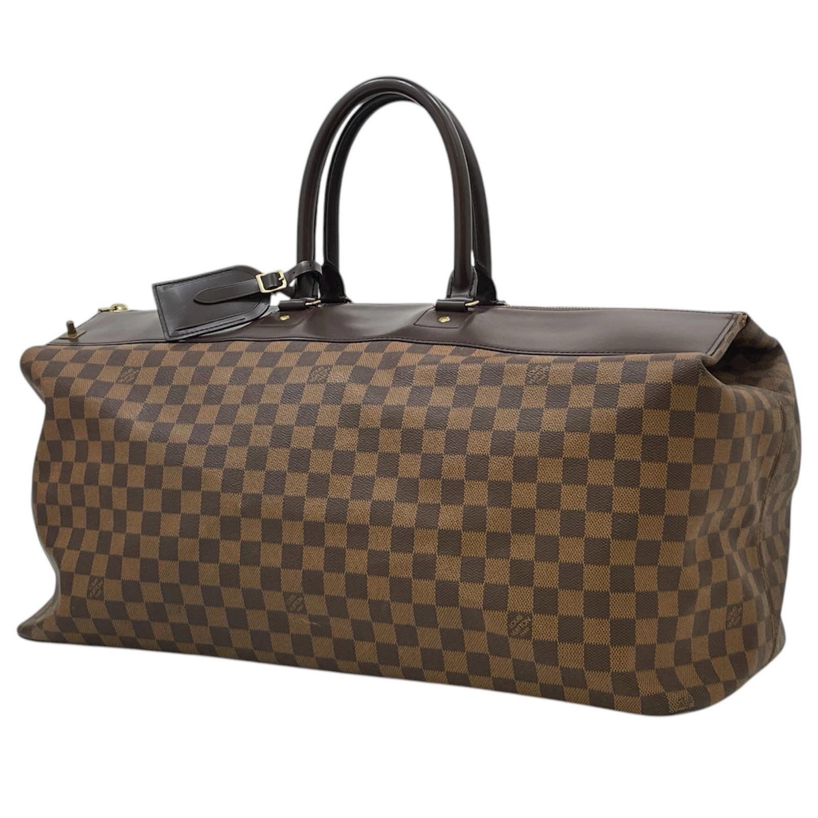 【中古】LOUIS VUITTON | ルイ・ヴィトン グリニッジGM ダミエ ボストンバッグ N41155 ブラウン【尾張..