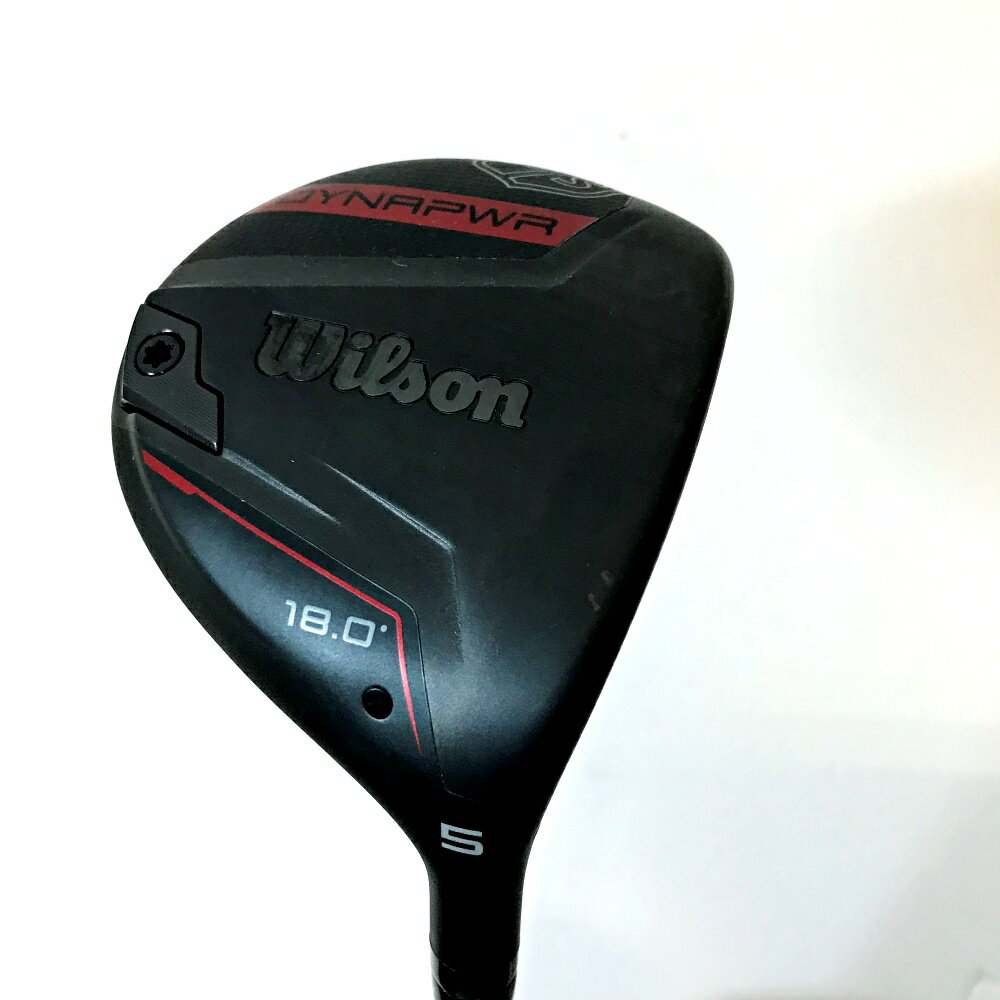 【中古】【ゴルフ用品】 wilson | ウィルソン シャフト長:約42inch DYNAPWR 5W 18° 2023 HZRDUS RDX SMOKE FLEX 5.5 ヘッドカバー付【加古川店】