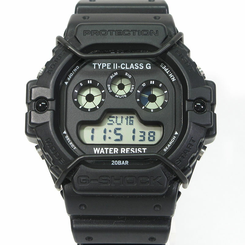 【中古】CASIO | カシオ DW-5900NH-1JR(9202-AC05 pieces) N.HOOLYWOOD(エヌハリウッド)×G-SHOCK コラボレーションシリーズ 第7弾 腕時計 デジタル表示 クオーツ ブラック【三重本店】