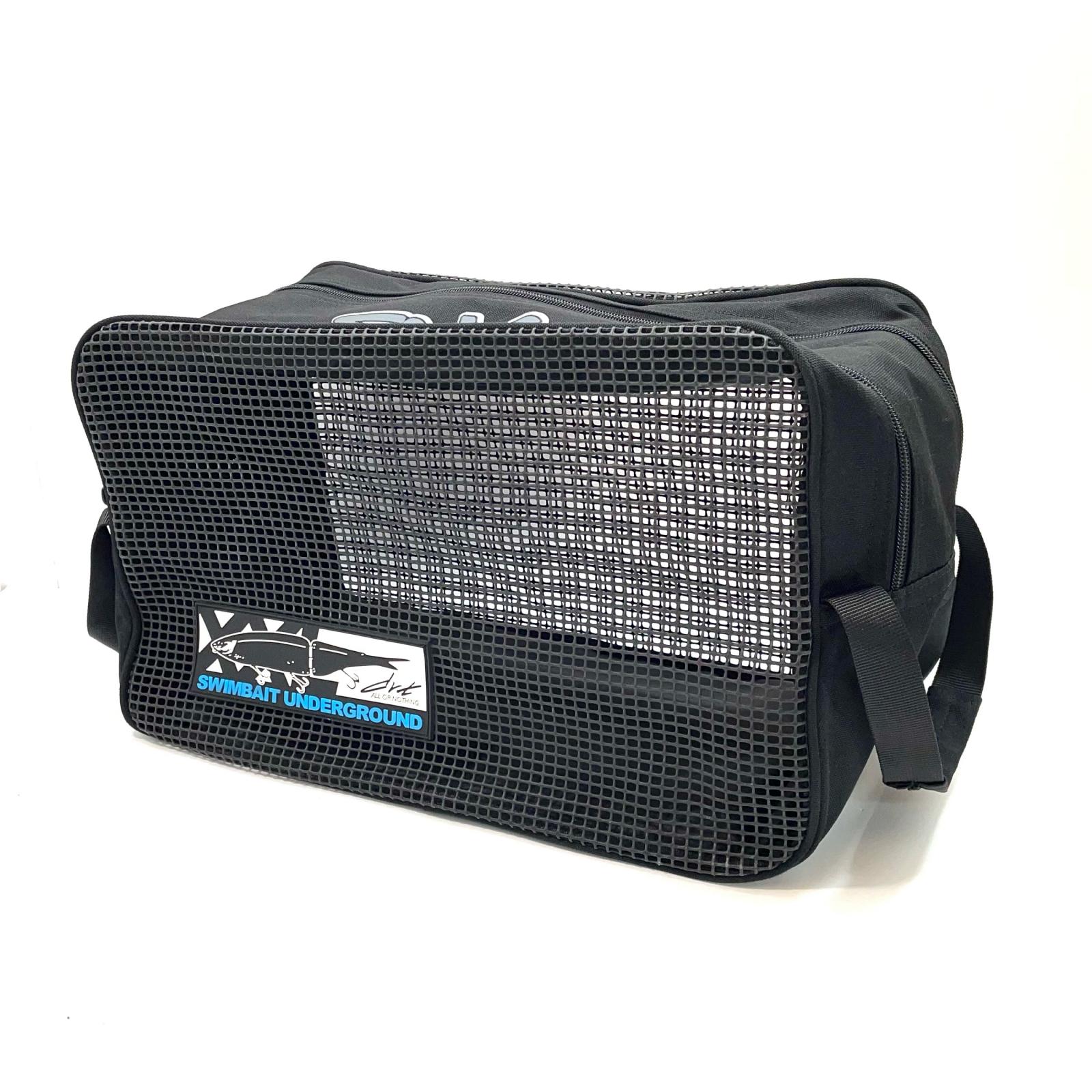 【中古】【フィッシング/釣り/釣具/その他釣具】DRT×SWIMBAITUNDERGROUND | ディビジョン レーベル タックルズ×スイムベイトアンダーグラウンド ストレージバッグ　メッシュバッグ【尾張小牧店】