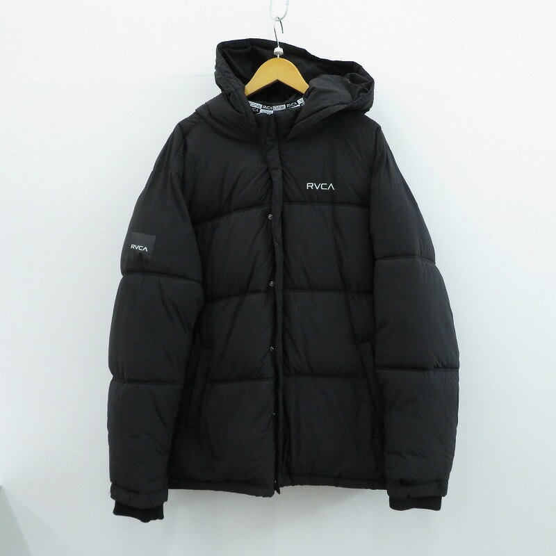 【中古】RVCA | ルーカ　アールブイ 中綿ジャケット ブラック サイズ：L【瀬戸大橋店】