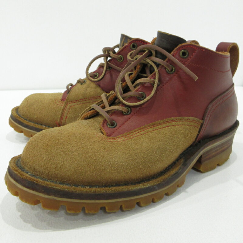 Rakuten - 【中古】 Baker’s ｜ ベイカーズ オックスフォードブーツ ラフアウト ブラウン 表記サイズ：7・1/2(約25.5cm)【三重本店】
