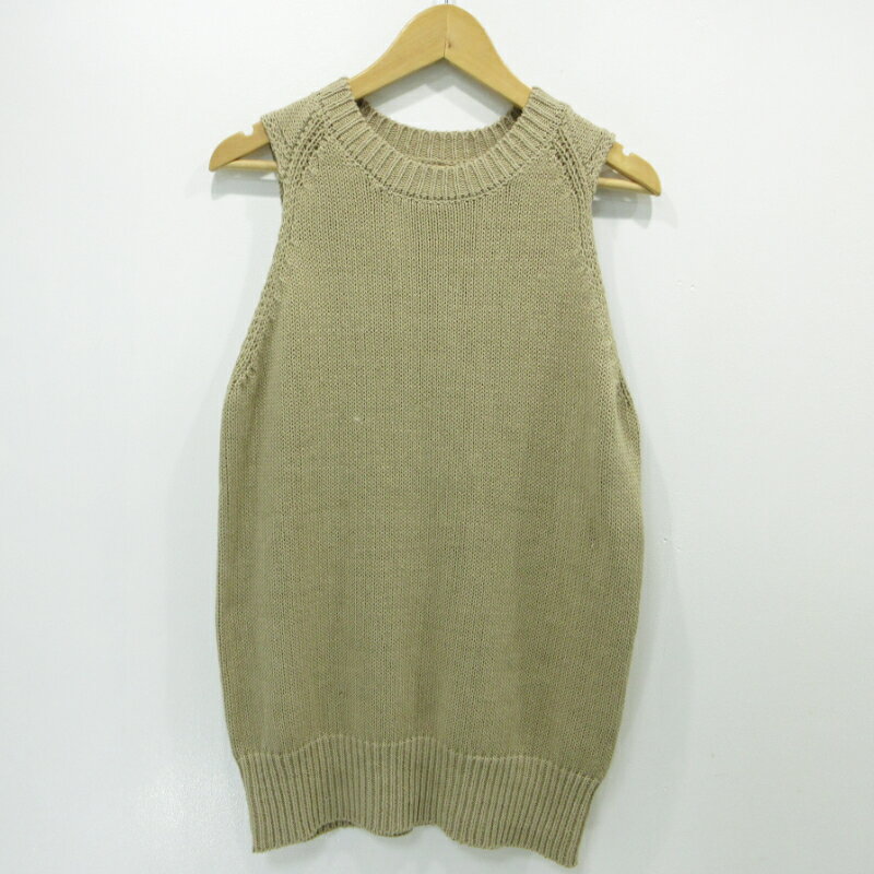 【中古】TODAYFUL | トゥデイフル Sleeveless Cottinlinen Knit スリーブレスコッ...